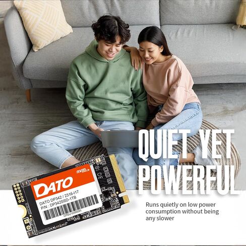 DATO 1TB SSD M.2 2280 PCIe Gen3x4 NVMe Internal Solid State Drive, Up to 2500/1700 MB/s, DP700 Series in Saudi Arabia