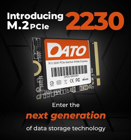DATO 1TB SSD M.2 2280 PCIe Gen3x4 NVMe Internal Solid State Drive, Up to 2500/1700 MB/s, DP700 Series in Saudi Arabia