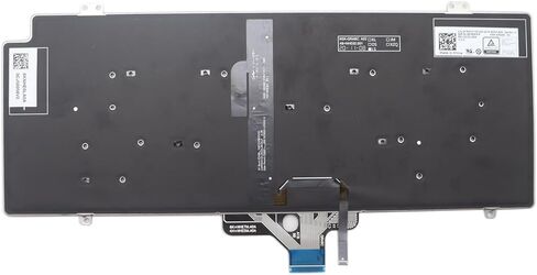 لوحة مفاتيح بديلة جديدة لأجهزة الكمبيوتر المحمول Dell Latitude 7410 14-7410 2 في 1 لوحة مفاتيح بإضاءة خلفية US 0PWCJY PWJCY 0GMM47 GMM47 in Kuwait