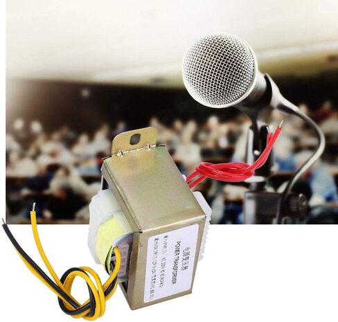 محول طاقة، تيار متردد 220 فولت - تيار متردد مزدوج 12 فولت، محول نحاس نقي 30 وات، للوحة مضخم صوت 2.1 قناة، مضخم لوحة النغمات (220 فولت) in Saudi Arabia