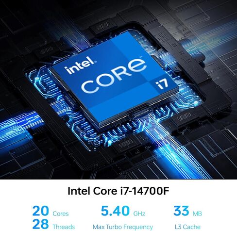 كمبيوتر HP Victus 15L i7 RTX 4060 Ultimate Gaming Desktop، Intel i7-14700F، GeForce RTX 4060، ذاكرة الوصول العشوائي 64 جيجابايت، 4 تيرابايت SSD، RJ-45، DisplayPort، Wi-Fi 6، Windows 11 Home، حزمة سوداء مع Adata 512 SSD خارجي in Kuwait