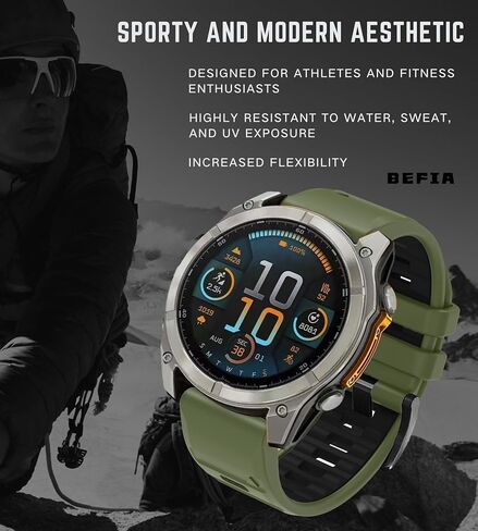 22mm Watch Band for Garmin fenix 8 47mm 5 6 fenix 7 sapphire solar band Quick Fit 22 Watch Bands for Garmin Watch Forerunner 965 955 epix gen 2 47mm Strap Comfort for Men Women in Kuwait