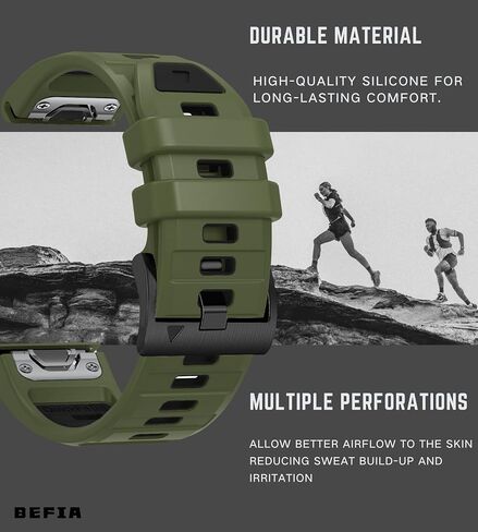 22mm Watch Band for Garmin fenix 8 47mm 5 6 fenix 7 sapphire solar band Quick Fit 22 Watch Bands for Garmin Watch Forerunner 965 955 epix gen 2 47mm Strap Comfort for Men Women in Kuwait