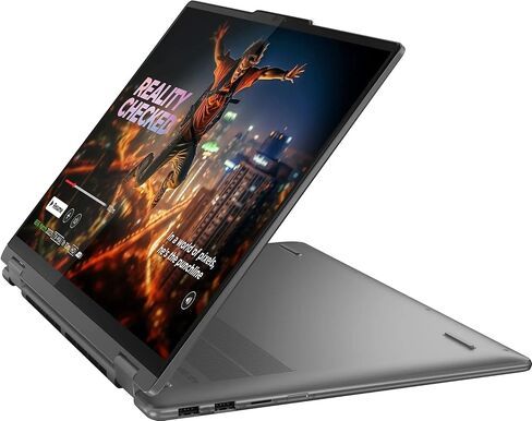 كمبيوتر محمول Lenovo Yoga 7i يعمل بالذكاء الاصطناعي 2 في 1، شاشة لمس 16.0 بوصة IPS WUXGA (Intel Ultra 5-125U، 16 جيجابايت LPDDR5X، 512 جيجابايت SSD، لوحة مفاتيح بإضاءة خلفية، بصمة الإصبع، 2 Thunderbolt 4، WiFi 6E، كاميرا ويب، Win 11 Home) in Saudi Arabia