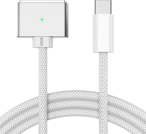 140W USB-C to Magnetic 3 Cable Compatible with Magsafe Charging Cable for 14" 16" MacBook Pro 2024 M3 Pro & Max, MacBook Air 2022 M2, MacBook Pro 2023 M2 Pro & Max - 6.6ft in Saudi Arabia