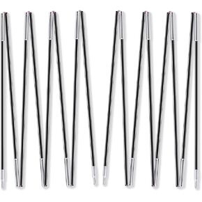 عمود خيمة VideoPUP، قضبان عمود خيمة للتخييم من الألياف الزجاجية، قضبان دعم للمأوى الشمسي في الهواء الطلق، مجموعتان 8 أقسام، تناسب خيمة 78 × 78 بوصة 3-4 أشخاص، طول العمود 157 بوصة in Kuwait