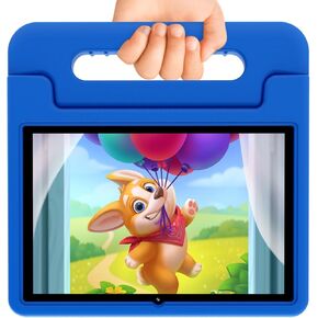 ApoloSign Kids Tablet 10 Inch Tablet for Kids, Learning Tablet with Android 13, WiFi, BT5.0, Dual Camera, Pre-Installed Educational App, Parental Control, Shockproof Case for Boys Girls(Blue)