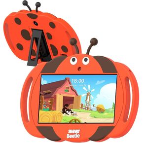 Kids Tablet, 7 inch Android 13 Tablet for Kids Aged 3-14, 4GB RAM 32GB ROM Toddler Learning Tablets with Shockproof Case, Parental Control, Kids App Pre-Installed