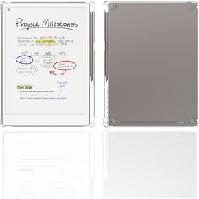 for Remarkable Paper Pro e-Reader Case,Ultra-Thin Full Coverage Corner,BOVUGAC Transparent Clear TPU with Pencil Sloty for Remarkable Paper Pro 11.8" 2024 Tablet Cover (Clear)