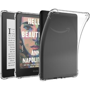 Clear Case for 7" Kindle Colorsoft Signature Edition 2024 Release & Kindle Paperwhite 12th Gen (7 inch, 2024), for DIY, Reinforced Corners Slim Lightweight Soft Flexible Transparent Back Cover