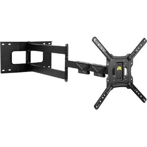 FORGING MOUNT Long Arm TV Wall Mount,Full Motion TV Monitor Arm Mount Bracket with 43" Articulating Arm,Fits 22 to 55 Inch Flat/Curve TVs & Monitors,Holds 110 lbs,VESA 400x400mm