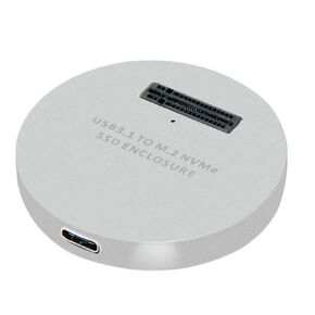 chenyang M.2 NVME/SATA SSD Enclosure Reader,USB 3.0/3.2 Gen 2 10Gbps Desktop M.2 SSD Enclosure Adapter with RTL9210B Chipset