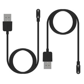 Charger Cable Intended for Timex Family Connect Senior Watch Charger 1.6ft USB Portable Replacement Magnetic Charging Cord Compatible with Timex Family Connect Senior Charger (Black&Black)