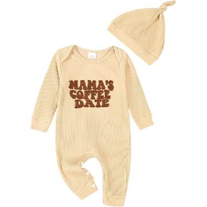 Newborn Baby Boy Clothes Little Brother Romper Jumpsuits 2Pcs Clothing One Piece Lil Bro Set Infant Outfit
