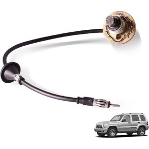 Radio Antenna Base Bracket with Cable Compatible with 2002-2007 Jeep Liberty, Replace# 56038526AG
