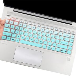 Keyboard Cover Skin for 14" HP Probook 440 G8 G9/HP Probook 445 G8 G9/HP Probook 640 G7 G8 14 inch Laptop, 2023 2022 2021 New HP Probook 14 Keyboard Protector Cover Skin-Ombre Mint