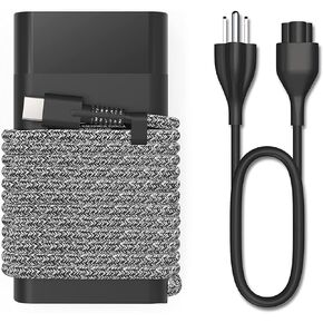 New Slim HP 65W 45W USB C Charger，Fit Hp Spectre X360 EliteBook Chromebook ProBook Envy Fast Charging Type C Travel Laptop Power Adapter