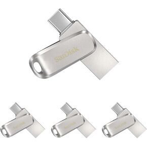 SanDisk 256GB Ultra Dual Drive Luxe USB Type-C - Up to 400MB/s - SDDDC4-256G-GAM46