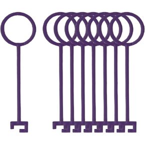 30 Pcs Purple Quality ABS Clay Target Holder Clay Pigeon Hooks for Shooting Practice Work for 1" Pipe