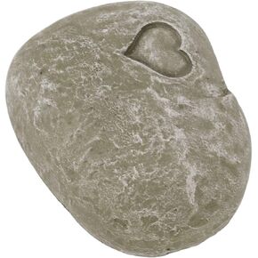 Haofy Pet Memorial Garden Stone DIY حروف محاكاة الحصى الحيوانات الأليفة علامة قبر للكلاب والقطط، هدايا الذاكرة شاهد القبر لفقد الحيوانات الأليفة (حجر الحب الرمادي)