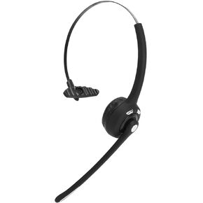 EBTOOLS Bluetooth Cordless Headset, Mono Telephone Headset with Flexible Rotatable Microphone, 11h Talk Time, All Day Comfort Design, Call Center Headset for Calls Music