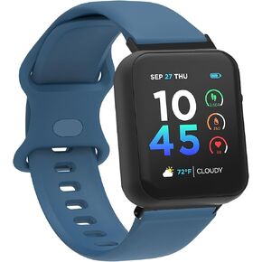 Compatible for ITOUCH AIR 4 Bands, 24mm Women Men,Soft Silicone Replacement Sport Strap Wristband Compatible for ITOUCH AIR 4 41mm / 46mm / Air 3 44mm Smartwatch