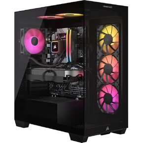 Corsair Vengeance a7500 Gaming PC – Liquid Cooled AMD Ryzen 7 9700X CPU – NVIDIA GeForce RTX 4070 Ti Super GPU – 32GB Vengeance RGB DDR5 Memory – 1TB M.2 SSD – Black