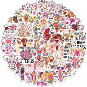 50Pcs Social Justice Stickers Social Justice Gifts for Women Liberal Feminism Stickers Water Bottle Waterproof Vinyl Laptop Luggage Stickers for Women (Social Justice)