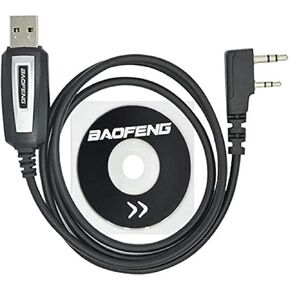 Master Cables Baofeng Programming Cable for Two-Way Ham Radios: UV-5R, UV-82, BF-F8HP, BF-888S, and More - USB Programming Cord for Baofeng Portable Radios