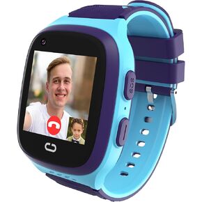 Smart Watch for Kids with GPS Tracker Cell Phone Watch for Girls 3-12, One-Key SOS Call Step Counter Alarm for Kids Birthday for Kids Ages 5-12