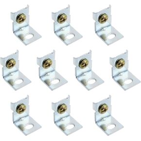 Power Supply Fixing Bracket Bracket for Panel Mount Electrical Component Rail Mounting Power Supply Shore Power Supply Bracket Mounting Accessories Motor Mounting Bracket 10PCS