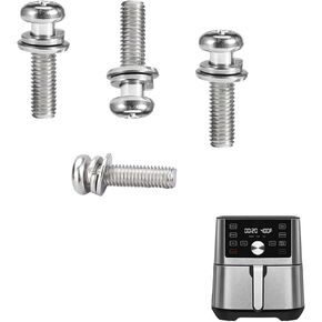 Air Fryer Screws for Instants Vortex Plus 4QT Air Fryers, Premium Food Grade 304 Stainless Steel Self-tapping Screws for 4QT Instants Air Fryer Basket, High Temperature Resistant