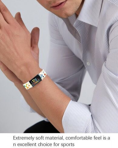 Compatible with Charge 6/Charge 5 WatchBands for Women Men,Elastic Adjustable Wristbands,Breathable Sport Band Soft Health Tracker in Saudi Arabia