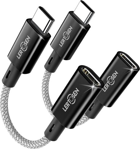 محول Lightning إلى USB C (عبوتان) يدعم الشحن السريع ومزامنة البيانات، محول Lightning أنثى إلى USB C ذكر كابل محول شاحن من النوع C لهاتف iPhone 16 15 Pro Max Plus، iPad، وليس للصوت/OTG in Saudi Arabia