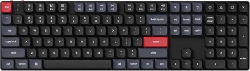 Keychron K5 Pro Wireless QMK/VIA Custom Mechanical Keyboard, 100% Full Size Layout 108 Key Programmable, Ultra-Slim White Backlit Low Profile Gateron Red Switch Bluetooth/Wired for Mac Windows Linux in Kuwait