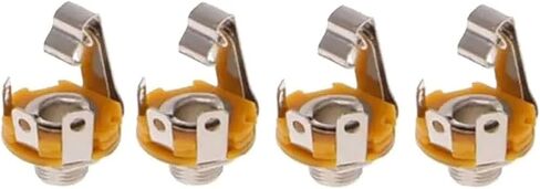 8 Pcs 12B Stereo TRS 1/4"" Input, Output Jack, 1/4 6.35 mm in Saudi Arabia