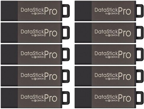 محرك فلاش Centon Electronics DataStick Pro USB 2.0، محرك فلاش USB سعة 4 جيجابايت، رمادي in Kuwait