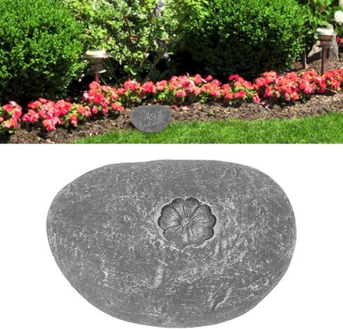 Haofy Pet Memorial Garden Stone DIY Lettering Simulation Pebbles Pet Grave Marker for Dogs Cats, Headstone Memory Gifts for Pet Loss (Love Stone Grey) in Saudi Arabia