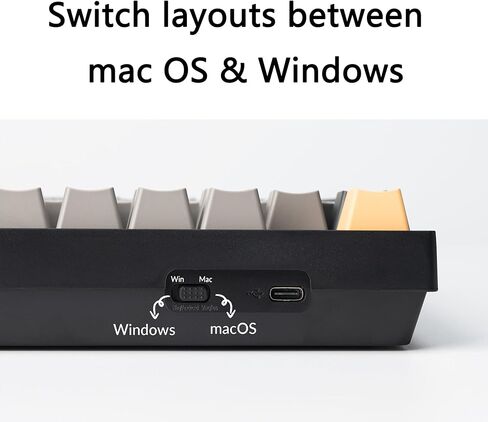 لوحة مفاتيح ميكانيكية سلكية مخصصة Keychron C2 Pro QMK/VIA، حجم كامل 100% قابل للبرمجة 108 مفتاح بإضاءة خلفية بيضاء ومفتاح بني، لوحة مفاتيح ألعاب PBT لنظام التشغيل Mac Windows Linux in Kuwait