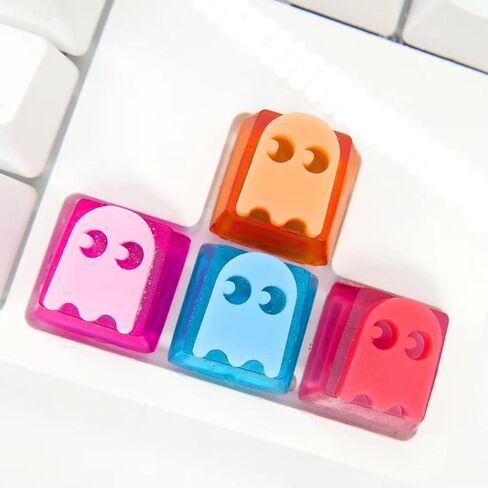 أغطية مفاتيح الألعاب من الراتنج لأزرار مفاتيح Cherry MX المصنوعة يدويًا (Style2) in Saudi Arabia