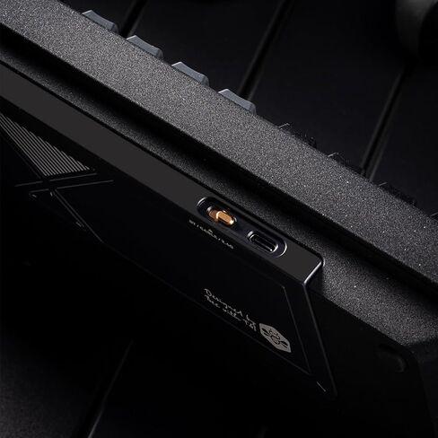 S100-100% Hot Swappable Mechanical Keyboard, CNC Aluminum Keyboard Bluetooth 5.0/2.4G/Type-C Tri-Mode Backlight Keyboard,Gasket Custom Mounted Wireless Gaming Keyboard, for PC Mac Xbox Gamer(Black) in Kuwait