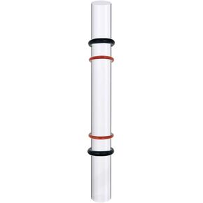 2PCS Polymer Clay Tool Acrylic Clay Roller Clay Rolling Pin with Thickness Ring for Pottery Clay Shaping Sculpting Clay Stick Rod Guide Pottery Tool (2)