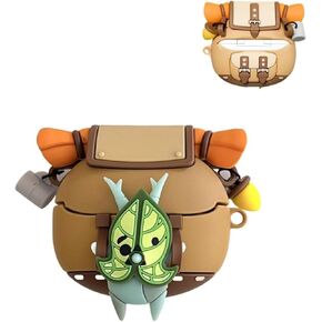 Cute Korok Case Compatible with Samsung Galaxy Buds3/Galaxy Buds3 Pro(2024) with Keyahcin, Cartoon Anime Yahaha Silicone Shockproof Protective Cover for Man Woman