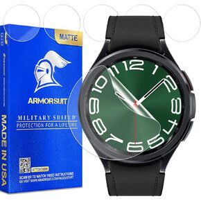ArmorSuit 6 Pack for Samsung Galaxy Watch 6 Classic [47mm] (2023 Release) Anti-Glare Screen Protector MilitaryShield Matte Film - Made in USA