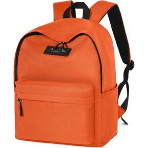 Lightweight Casual Backpack W11.9 xD5.6 xH15.8 Waterproof Daily Use Backpack Book Bag for College Travel Hiking Black