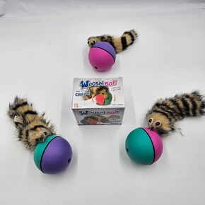 Weasel Ball for cat and Dog 3 pc Set