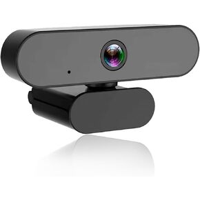 2K QHD Webcam with Microphone, Web Computer Camera, Plug and Play,for Zoom/Skype/Teams, Conferencing and Video Calling JW-08B-2K
