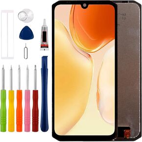 [New] Duotipa LCD Display Screen Digitizer Assembly Replacement for Doogee S99 6.3" with Technical Repair Tools Kit-Black.