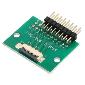 MECCANIXITY FFC FPC Connector Board 4 Pin 0.5mm 2.54mm to 1.0mm 2.54mm PCB Converter Board for DVD/Digital Cameras/Laptops