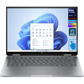 HP Envy x360 14-fc0033dx Business 2-in-1 Laptop 14.0" Touchscreen IPS WUXGA Display (Intel Ultra 7-155U, 32GB LPDDR5, 2TB PCIe SSD, Backlit KB, Thunderbolt 4, WiFi 6E, Win 11 Home) (Renewed)